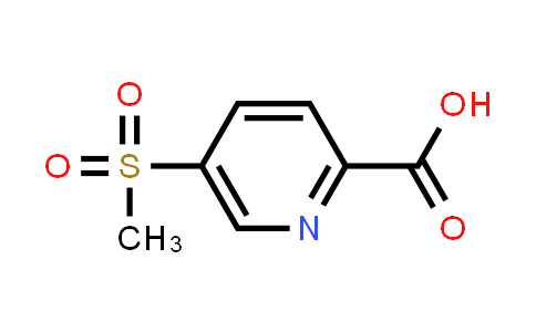 CAS No. 1186663-48-8, 5-(Methylsulfonyl)picolinic acid