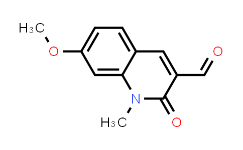 CAS No. 118672-70-1, 7-Methoxy-1-methyl-2-oxo-1,2-dihydroquinoline-3-carbaldehyde