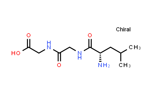 CAS No. 1187-50-4, (S)-2-(2-(2-Amino-4-methylpentanamido)acetamido)acetic acid