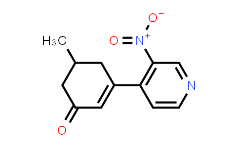 CAS No. 1187055-95-3, 5-Methyl-3-(3-nitropyridin-4-yl)cyclohex-2-en-1-one