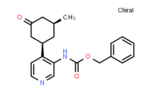 CAS No. 1187056-01-4, Rel-benzyl (4-((1R,3S)-3-methyl-5-oxocyclohexyl)pyridin-3-yl)carbamate