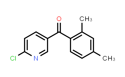 CAS No. 1187165-32-7, (6-Chloropyridin-3-yl)-(2,4-dimethylphenyl)methanone