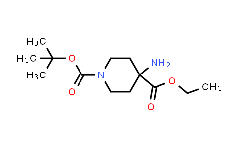 CAS No. 1187321-32-9, 1-tert-Butyl 4-ethyl 4-aminopiperidine-1,4-dicarboxylate