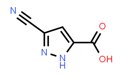 CAS No. 1187361-13-2, 3-Cyano-1H-pyrazole-5-carboxylic acid