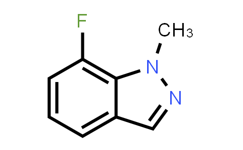 CAS No. 1187386-23-7, 7-Fluoro-1-methyl-1H-indazole