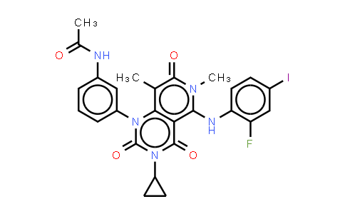 1187431-43-1 | N-[3-[3-环丙基-5-[(2-氟-4-碘苯基)氨基]-3,4,6,7-四氢-6,8-二甲基-2,4,7-三氧代吡啶并[4,3-D]嘧啶-1(2H)-基]苯基]乙酰胺