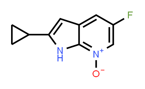 CAS No. 1187449-18-8, 1H-Pyrrolo[2,3-b]pyridine, 2-cyclopropyl-5-fluoro-, 7-oxide