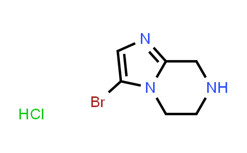 CAS No. 1187830-45-0, Imidazo[1,2-a]pyrazine, 3-bromo-5,6,7,8-tetrahydro-, hydrochloride (1:1)