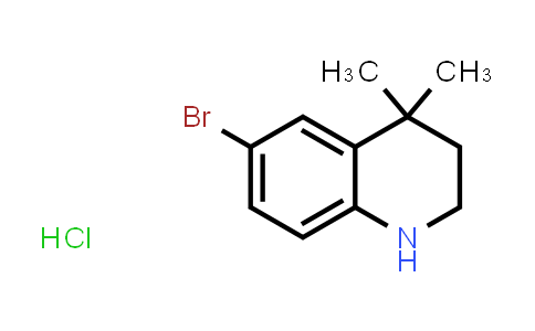 CAS No. 1187830-63-2, 6-Bromo-4,4-dimethyl-1,2,3,4-tetrahydroquinoline hydrochloride
