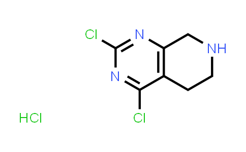 CAS No. 1187830-76-7, 2,4-Dichloro-5,6,7,8-tetrahydropyrido[3,4-d]pyrimidine hydrochloride