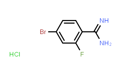 CAS No. 1187927-25-8, 4-Bromo-2-fluorobenzimidamide hydrochloride
