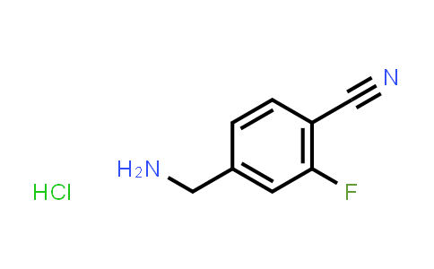 CAS No. 1187927-96-3, 4-(aminomethyl)-2-fluorobenzonitrile hydrochloride