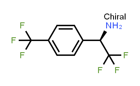 CAS No. 1187928-03-5, (R)-2,2,2-trifluoro-1-(4-(trifluoromethyl)phenyl)ethanamine