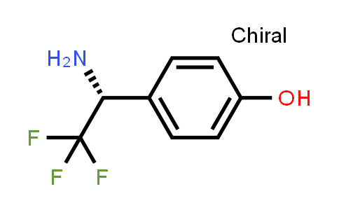 CAS No. 1187928-59-1, (R)-4-(1-amino-2,2,2-trifluoroethyl)phenol