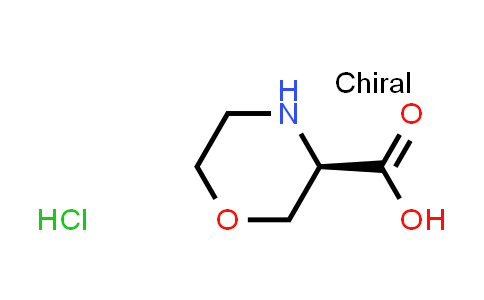 CAS No. 1187928-88-6, (R)-Morpholine-3-carboxylic acid hydrochloride