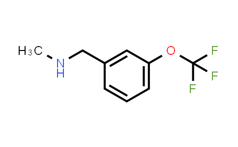 CAS No. 1187929-30-1, N-Methyl-1-(3-(trifluoromethoxy)phenyl)methanamine