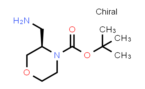 CAS No. 1187929-33-4, tert-Butyl (R)-3-(aminomethyl)morpholine-4-carboxylate