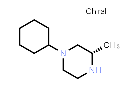 CAS No. 1187930-87-5, (S)-1-cyclohexyl-3-methylpiperazine