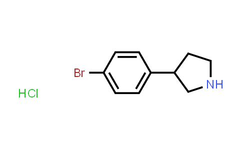 CAS No. 1187931-39-0, 3-(4-Bromophenyl)pyrrolidine hydrochloride