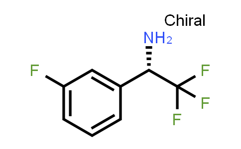 CAS No. 1187931-53-8, (S)-2,2,2-trifluoro-1-(3-fluorophenyl)ethanamine