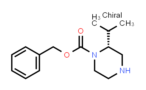 CAS No. 1187931-71-0, (R)-1-Cbz-2-isopropyl-piperazine