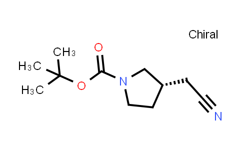 CAS No. 1187931-76-5, 3(S)-Cyanomethyl-pyrrolidine-1-carboxylic acid tert-butyl ester