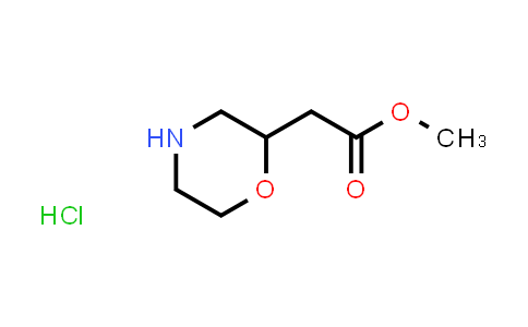 CAS No. 1187932-65-5, Methyl 2-(morpholin-2-yl)acetate hydrochloride