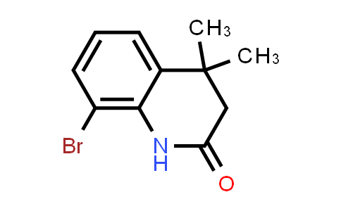 CAS No. 1187933-36-3, 8-Bromo-4,4-dimethyl-3,4-dihydroquinolin-2(1H)-one