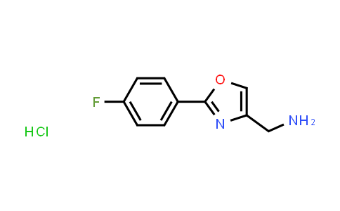 CAS No. 1187933-51-2, (2-(4-Fluorophenyl)oxazol-4-yl)methanamine hydrochloride