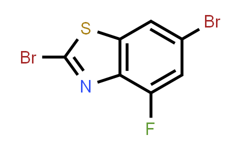 CAS No. 1188226-62-1, 2,6-Dibromo-4-fluorobenzo[d]thiazole