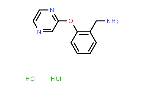 CAS No. 1188263-55-9, [2-(pyrazin-2-yloxy)phenyl]methanamine dihydrochloride