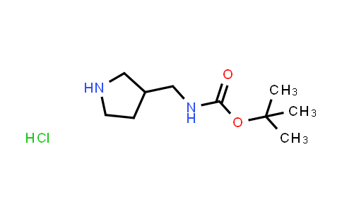 CAS No. 1188263-69-5, tert-Butyl N-[(pyrrolidin-3-yl)methyl]carbamate hydrochloride