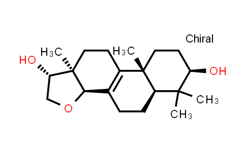 CAS No. 1188281-98-2, (1R,3aR,5aS,7R,9aR,11aR)-1,2,3a,4,5,5a,6,7,8,9,9a,10,11,11a-Tetradecahydro-6,6,9a,11a-tetramethylphenanthro[1,2-b]furan-1,7-diol