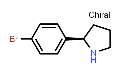 CAS No. 1189155-63-2, (R)-2-(4-Bromophenyl)pyrrolidine