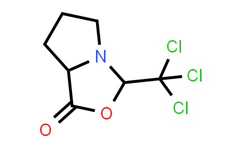 CAS No. 118916-60-2, 3-(Trichloromethyl)tetrahydro-1H,3H-pyrrolo[1,2-c]oxazol-1-one