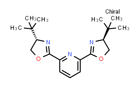 CAS No. 118949-63-6, 2,6-Bis[(4S)-4-tert-butyloxazolin-2-yl]pyridine