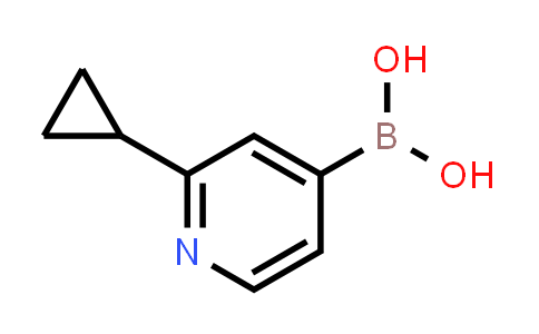 CAS No. 1189546-00-6, (2-Cyclopropylpyridin-4-yl)boronic acid