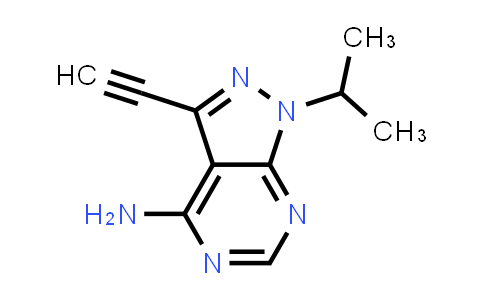 CAS No. 1189793-01-8, 3-Ethynyl-1-(1-methylethyl)-1H-pyrazolo[3,4-d]pyrimidin-4-amine