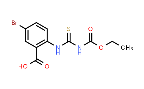 CAS No. 1189797-80-5, 5-Bromo-2-((((ethoxycarbonyl)amino)thiocarbonyl)amino)benzoic acid