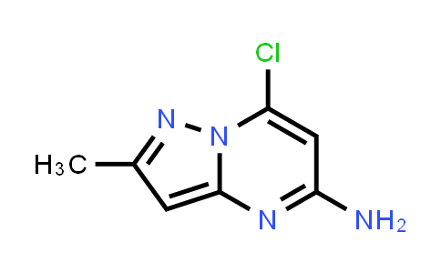 CAS No. 1189852-05-8, Pyrazolo[1,5-a]pyrimidin-5-amine, 7-chloro-2-methyl-