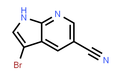CAS No. 1190309-69-3, 3-Bromo-1H-pyrrolo[2,3-b]pyridine-5-carbonitrile