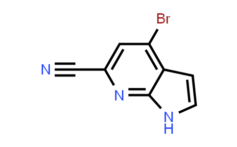 CAS No. 1190310-18-9, 4-Bromo-1H-pyrrolo[2,3-b]pyridine-6-carbonitrile