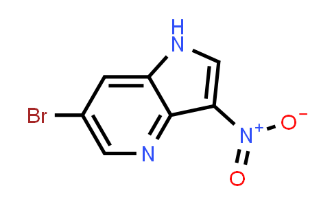 CAS No. 1190311-94-4, 6-Bromo-3-nitro-1H-pyrrolo[3,2-b]pyridine