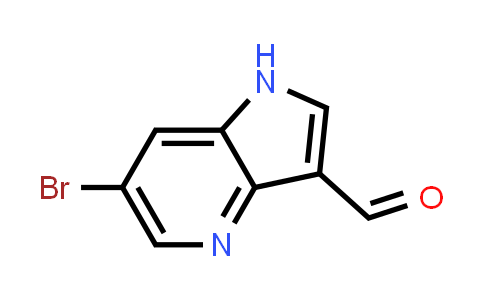 CAS No. 1190312-27-6, 6-Bromo-1H-pyrrolo[3,2-b]pyridine-3-carbaldehyde