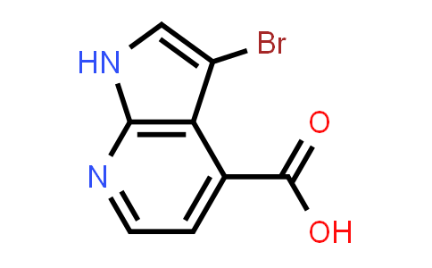 CAS No. 1190314-17-0, 3-Bromo-1H-pyrrolo[2,3-b]pyridine-4-carboxylic acid