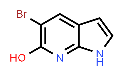 CAS No. 1190316-82-5, 5-Bromo-1H-pyrrolo[2,3-b]pyridin-6-ol
