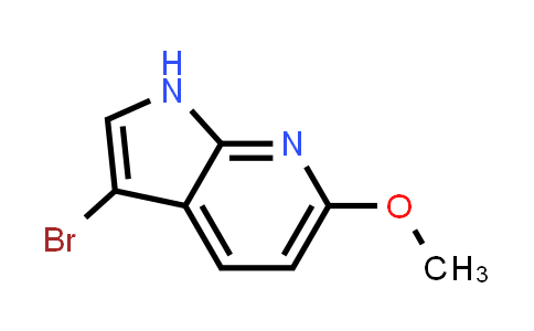 CAS No. 1190317-52-2, 3-Bromo-6-methoxy-1H-pyrrolo[2,3-b]pyridine