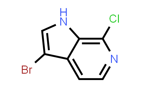 CAS No. 1190318-02-5, 3-Bromo-7-chloro-1h-pyrrolo[2,3-c]pyridine