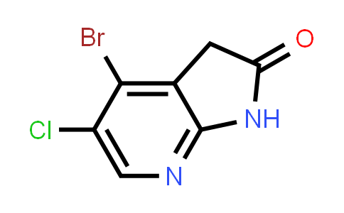 CAS No. 1190318-30-9, 4-Bromo-5-chloro-1H-pyrrolo[2,3-b]pyridin-2(3H)-one
