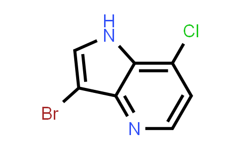 CAS No. 1190318-41-2, 3-Bromo-7-chloro-4-azaindole
